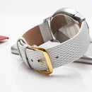 Chain Calfskin Lizard Pattern Watch Band, Size: Strap Width 14mm(Black Silver Pin Buckle)