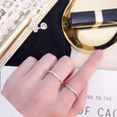 4 PCS Three Lifetimes Titanium Steel Couple Rings Very Fine Frosted Ring, Size: US Size 7(Silver)