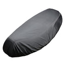 MTCZ1003 Motorcycle Cushion Cover Oxford Cloth Lightweight Durable Sun-Proof Heat-Insulating Rainproof Cover, Specification: M(Black)