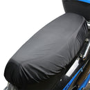 MTCZ1003 Motorcycle Cushion Cover Oxford Cloth Lightweight Durable Sun-Proof Heat-Insulating Rainproof Cover, Specification: XXL(Black)