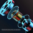 T68 TWS Low Latency Bluetooth 5.1 Gaming Earphone with Power Display(Red)