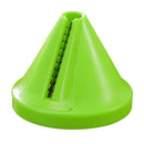 Kitchen Funnel Model Spiral Slicer Vegetable Shred Carrot Cutter(Green)