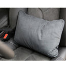 Car Suede Soft Elastic Lumbar Pad(Beige)