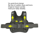 MTBD1063 Electric Motorcycle Seat Belt Child Seat Belt Baby Strap(Black)