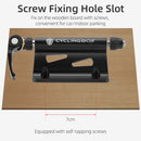CYCLINGBOX BG-0171 Bike Aluminum Portable Quick-Removal Front Fork Fixed Frame Rear Hanging Frame Car Top Fixture Equipment(Red)