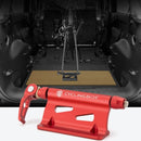 CYCLINGBOX BG-0171 Bike Aluminum Portable Quick-Removal Front Fork Fixed Frame Rear Hanging Frame Car Top Fixture Equipment(Red)