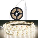 1m LED Battery Box Light Strip Intelligent Induction Dimming Soft Light Strip Drip Waterproof Cabinet Light Tape(6500K (Cold White))