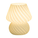 PJ-104 5W Mushroom Glass Bedroom Bedside Table Decoration Table Lamp, CN Plug, Specificationï¼š Monochrome Warm Light