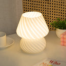 PJ-104 5W Mushroom Glass Bedroom Bedside Table Decoration Table Lamp, CN Plug, Specificationï¼š Tmall Elf Light Bulb