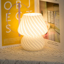 PJ-104 5W Mushroom Glass Bedroom Bedside Table Decoration Table Lamp, CN Plug, Specificationï¼š Tmall Elf Light Bulb