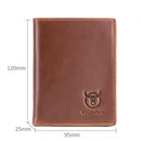 BUFF CAPTAIN 027 Men Short Anti-Theft Wallet Leather Multi-Card Thicken Wallet, Colour: Black