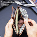 BUFF CAPTAIN 027 Men Short Anti-Theft Wallet Leather Multi-Card Thicken Wallet, Colour: Luxurious Ash