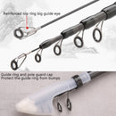 Carbon Telescopic Luya Rod Short Section Fishing Throwing Rod, Length: 1.8m(Curved Handle)