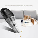 Wet And Dry Handheld High-Power Portable Car Vacuum Cleaner R-6052C Vacuum Cleaner with USB Cable (Black)