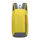 2 PCS 588 Multifunctional Lightweight Travel Backpack Leisure Backpack Folding Storage Bag(Yellow)