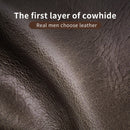 BUFF CAPTAIN 037 First-Layer Cowhide Men Leather Wallet Multi-Function Driver License Coin Purse(Brown)