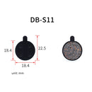 3 Pairs Mountain Bike Semi-Metallic Brake Pads M355 Oil Disc BB5 Resin Disc Brakes, Bagged(DB-S11)