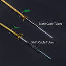2 PCS TRLREQ ZH209 Mountain Road Car Bicycle 5mm Braided Tube, Style: 3m Brake(Titanium Color)