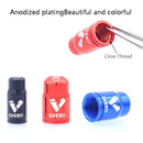 30 PCS EVERD ZH419 Mountain Road Bike Aluminum Alloy Air Mouth Cap Car Tire Dust Door Cover, Colour: Presta (Black)