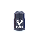 30 PCS EVERD ZH419 Mountain Road Bike Aluminum Alloy Air Mouth Cap Car Tire Dust Door Cover, Colour: Schrader (Black)