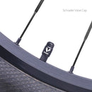 30 PCS EVERD ZH419 Mountain Road Bike Aluminum Alloy Air Mouth Cap Car Tire Dust Door Cover, Colour: Schrader (Gold)