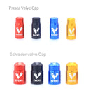 30 PCS EVERD ZH419 Mountain Road Bike Aluminum Alloy Air Mouth Cap Car Tire Dust Door Cover, Colour: Schrader (Gold)