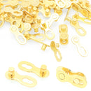 10 Pairs 6/7/8 Speed (Gold) ZH405 Mountain Road Bicycle Chain Magic Buckle Chain Quick Release Buckle
