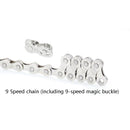 Mountain Road Bike Chain Electroplating Chain, Specification: 9 Speed chain