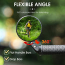 1 Pair WEST BIKING YP0720032 Bicycle Rear View Mirror Foldable Cycling Mirror(Black )