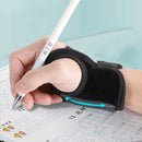 Pen-Holding Posture Wrist Correction Belt Primary School Students Writing Anti-Hook Wrist Corrector,Size: M (Black)
