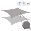 Outdoor Garden Swimming Pool Sun Awning Sunshade Sail Rain Waterproof Canopy, Size: 2m x 1.8m(Red)