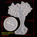 2 PCS Jewelry Storage Rack Mold DIY Ornaments Epoxy Mold(MD3717 + MD3718)