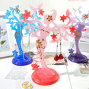 2 PCS Jewelry Storage Rack Mold DIY Ornaments Epoxy Mold(MD3717 + MD3718)