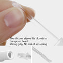 2 PCS Fasola DZ-477 Luminous Illuminated Ear Picker Child Safety Soft Head Ear Picker(Beige Gray)
