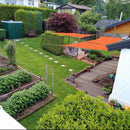 Outdoor Garden Sunshade Sail Waterproof Anti-UV Canopy, Size: 2.5m x 3m(Yellow)