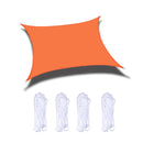Outdoor Garden Sunshade Sail Waterproof Anti-UV Canopy, Size: 3m x 4m(Orange)