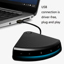 M260 360-Degree Pickup Voice Call USB Bluetooth Video Conference Webcast Microphone(Black Without Recording)