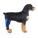HJ19 Pet Surgery Rehabilitation Back Leg Protector Walking Aids, Size: L(Blue Right Back Leg)