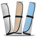 Aluminum Foil Five-Layer Thickening Car Sunscreen Heat Insulation Sun Visor 145x70cm Silver