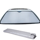 Aluminum Foil Five-Layer Thickening Car Sunscreen Heat Insulation Sun Visor 145x70cm Silver