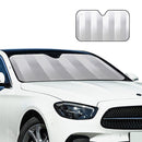 Aluminum Foil Five-Layer Thickening Car Sunscreen Heat Insulation Sun Visor 145x70cm Silver