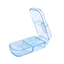 10 PCS R8335 Transparent Medicine Cutter Food Grade Plastic Split Cartridge Pill Separator(Blue)