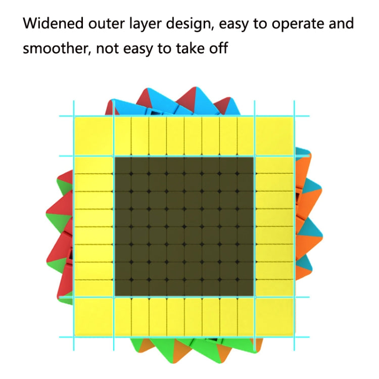 Children Educational Toys Advanced Magic Cubes, Colour: 7-level