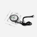 4 PCS 2 in 1 Compass With Map Measuring Ruler Outdoor Multifunctional Compass