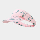 2 PCS Sports Headband Empty Top Hat Summer Outdoor Sunscreen Breathable Riding And Running Peaked Cap For Men And Women, Size: Free Szie(Pink Enchantress)