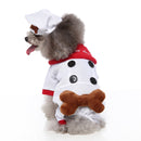 Halloween Christmas Day Pets Dress Up Clothes Pet Funny Clothes, Size: S(SDZ131 Chef)