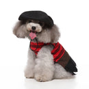 Halloween Christmas Day Pets Dress Up Clothes Pet Funny Clothes, Size: S(SDZ135 Striped Pirate)