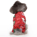 Halloween Christmas Day Pets Dress Up Clothes Pet Funny Clothes, Size: S(SDZ137 Christmas Circle)