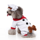 Halloween Christmas Day Pets Dress Up Clothes Pet Funny Clothes, Size: M(SDZ131 Chef)