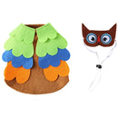 Halloween Christmas Day Pets Dress Up Clothes Pet Funny Clothes, Size: M(SDZ134 Owl)